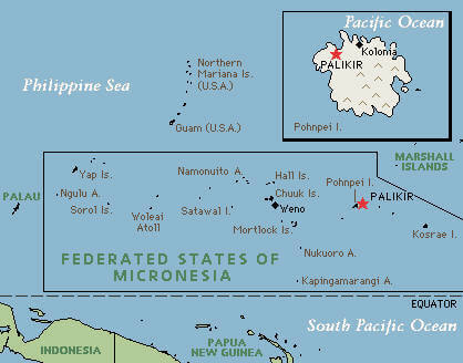 micronesia map